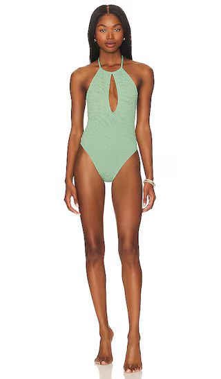 Bisou One Piece in Mint Tiger | Revolve Clothing (Global)