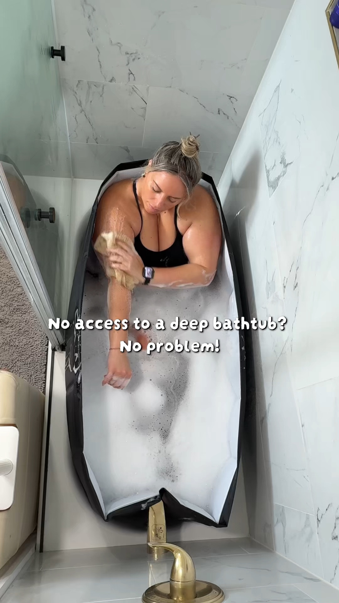 The portable bathtub allows you to take a deep soaking bath anywhere! 

#LTKHome