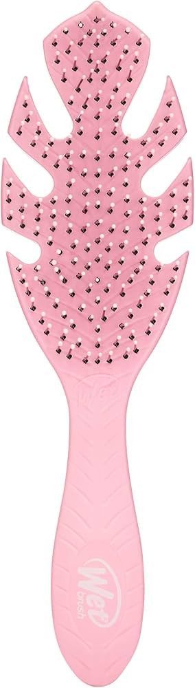 Wet Brush Go Green Hair Detangler Brush, Pink - Detangling Hair Brush - Ultra-Soft IntelliFlex Br... | Amazon (US)