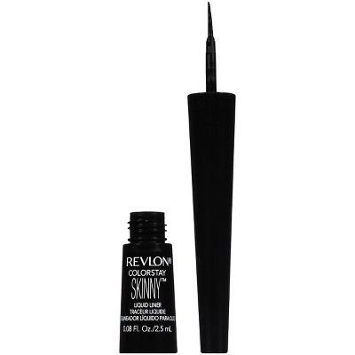 Revlon ColorStay Skinny Liquid Eyeliner, Skinny Tip, All Day Wear 301 Black Out - 0.08oz | Target