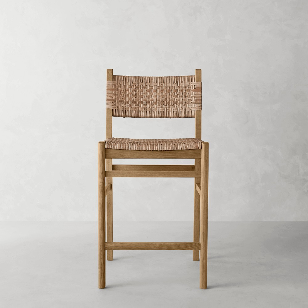 Sullivan Woven Counter Stool | Williams-Sonoma