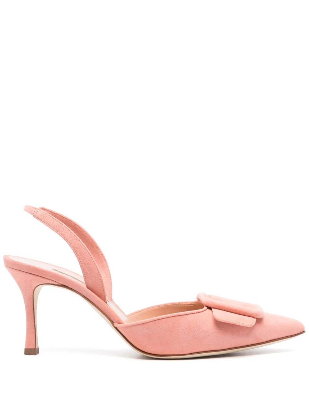 Manolo Blahnik Escarpins May 90 Mm à Bride Arrière | Rose | FARFETCH FR | Farfetch Global