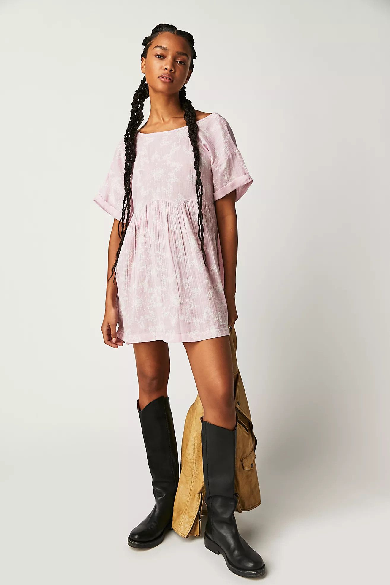 Belezza Printed Babydoll Dress - Summer Outfit Ideas | Free People (Global - UK&FR Excluded)
