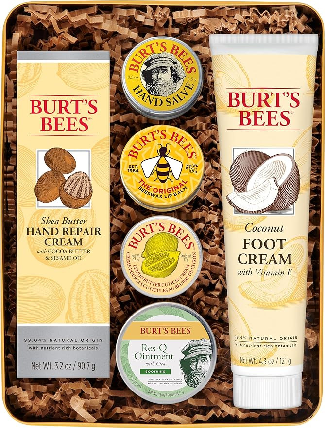 Burt's Bees Christmas Stocking Stuffers Gift Set - 6 Classic Products | Amazon (US)