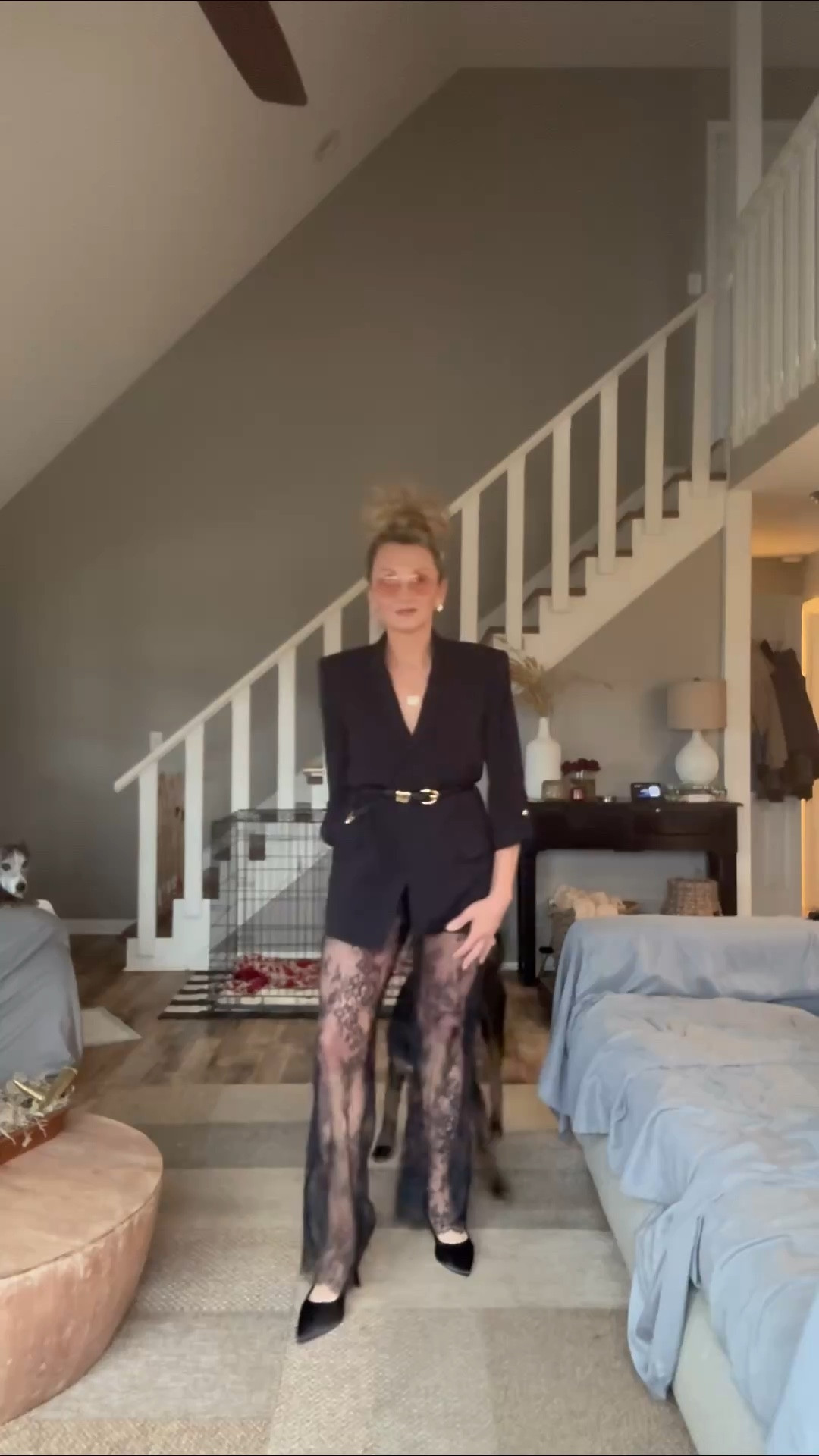 Opera Night Elegance 🎼✨

It was all about the lace for Andrea Bocelli.
These Anthropologie lace pants are feminine but strong and pairing them with a structured Zara blazer gives that perfect balance of softness and power.

Amazon belt + Amazon heels = elevated without overspending.

Proof that style evolves… it doesn’t fade.

Refining 63. Aging Powerfully.
Everything linked on my LTK.

#Refdefining63 #AgingPowerfully #ElegantStyle #LTKStyle #OperaNight #AnthroStyle #ZaraStyle #WomenOver60Style #TimelessFashion #ConfidenceAtAnyAge


#LTKootd #LTKOver40 #LTKgrwm