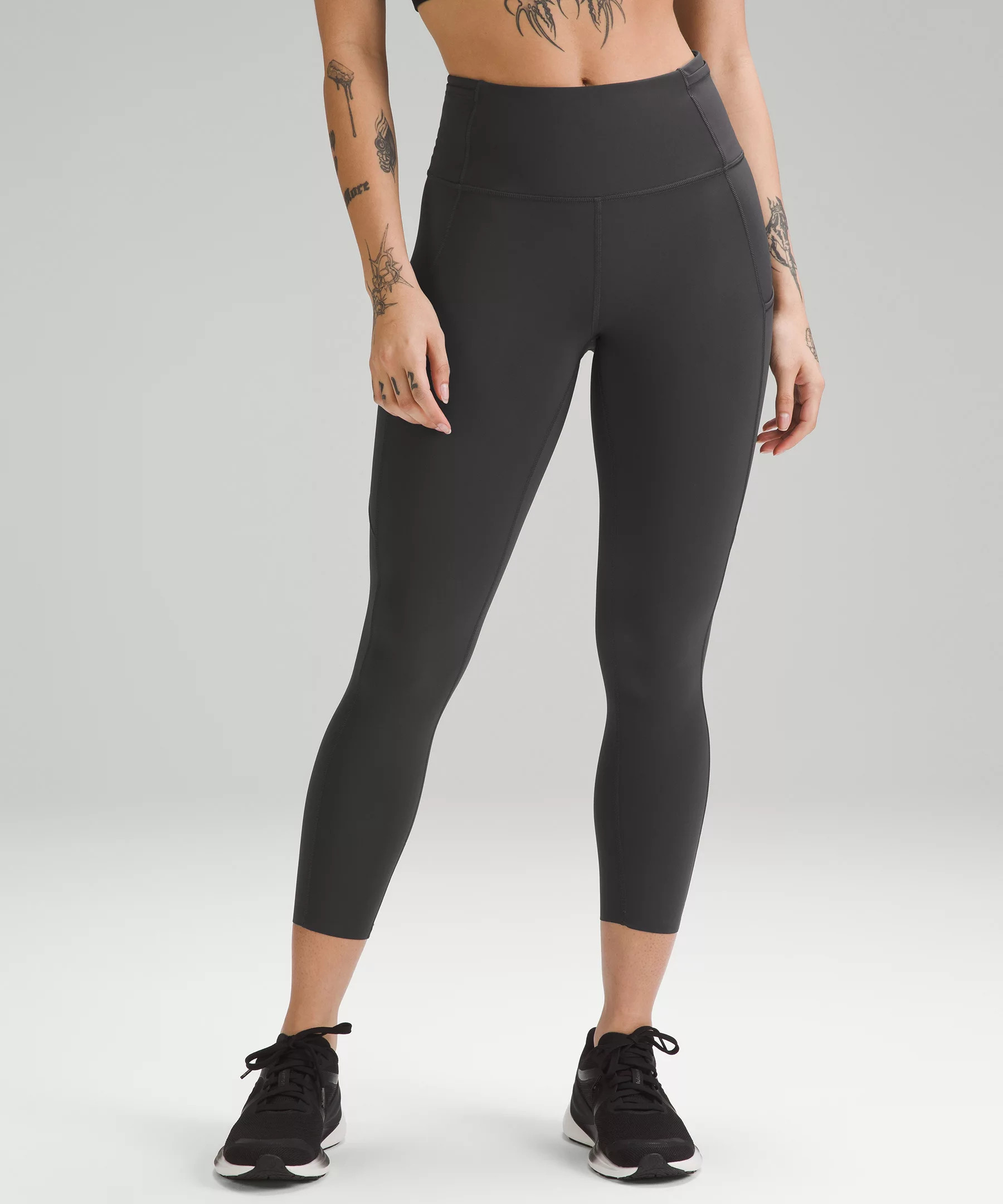Fast and Free High-Rise Crop II 23" Non-Reflective Online Only | Lululemon (US)