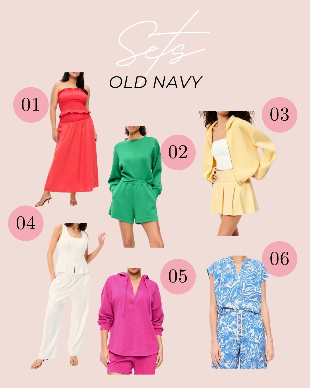 A set for any occasion!! 🩷 Be at work out drop offs and running errands lunch date or sporty Mom - Old Navy has you covered! ☀️💕🏃‍♀️🌸 And all the fun summer colors!!

#LTKSeasonal #LTKMidsize