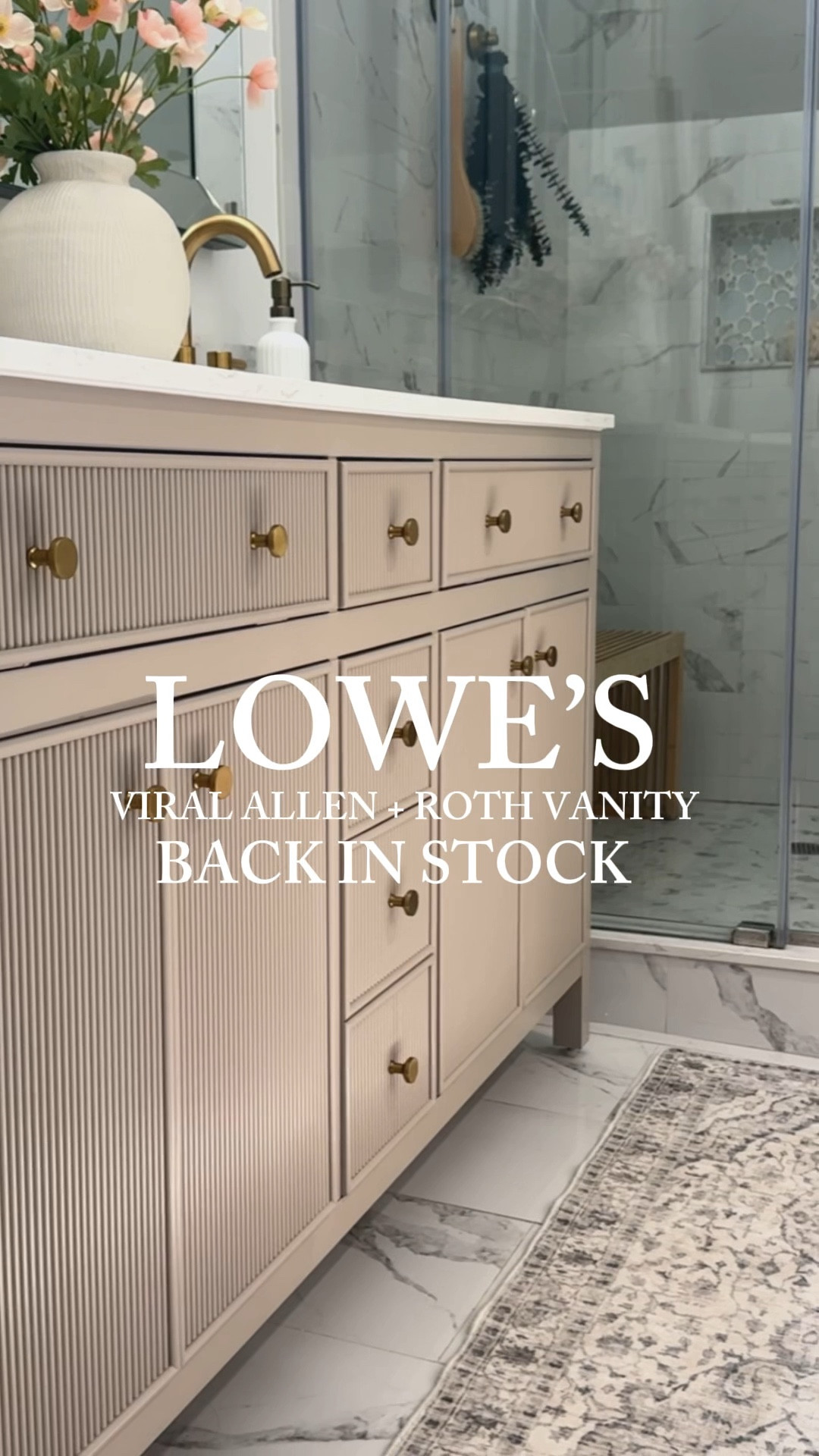 I can’t believe that my bathroom vanity is under $1000 and finally back in stock. 🤍

#LTKHome #LTKStyleTip #LTKVideo