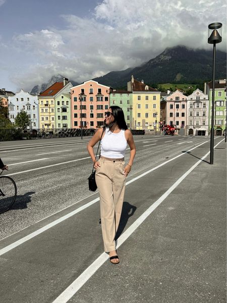 Chic White & Beige Lightweight Travel Outfit | 📍Innsbruck, Austria 🇦🇹 

#LTKtravel #LTKeurope #LTKFind