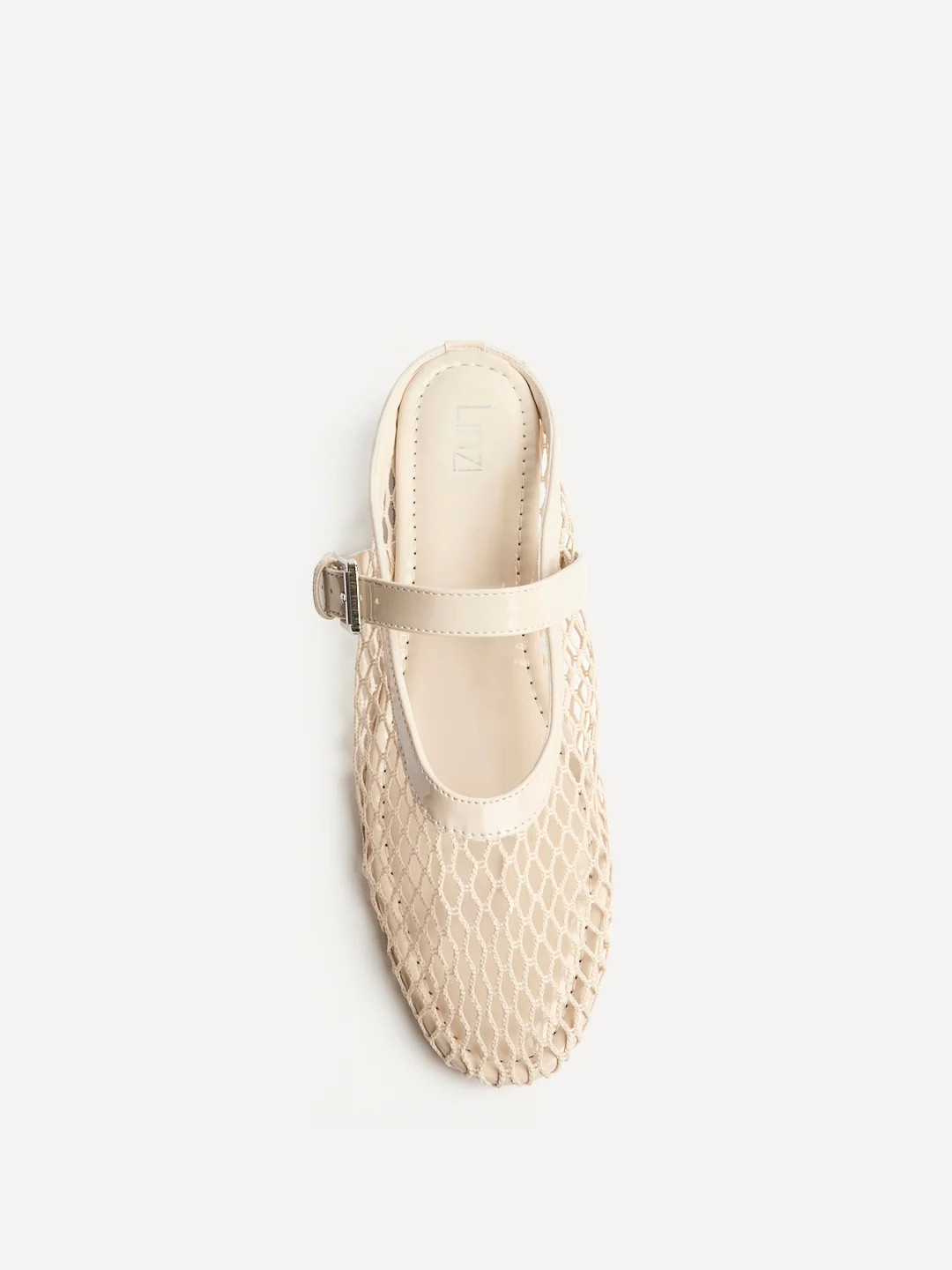 Anessa Nude Mesh Mules | Linzi Shoes