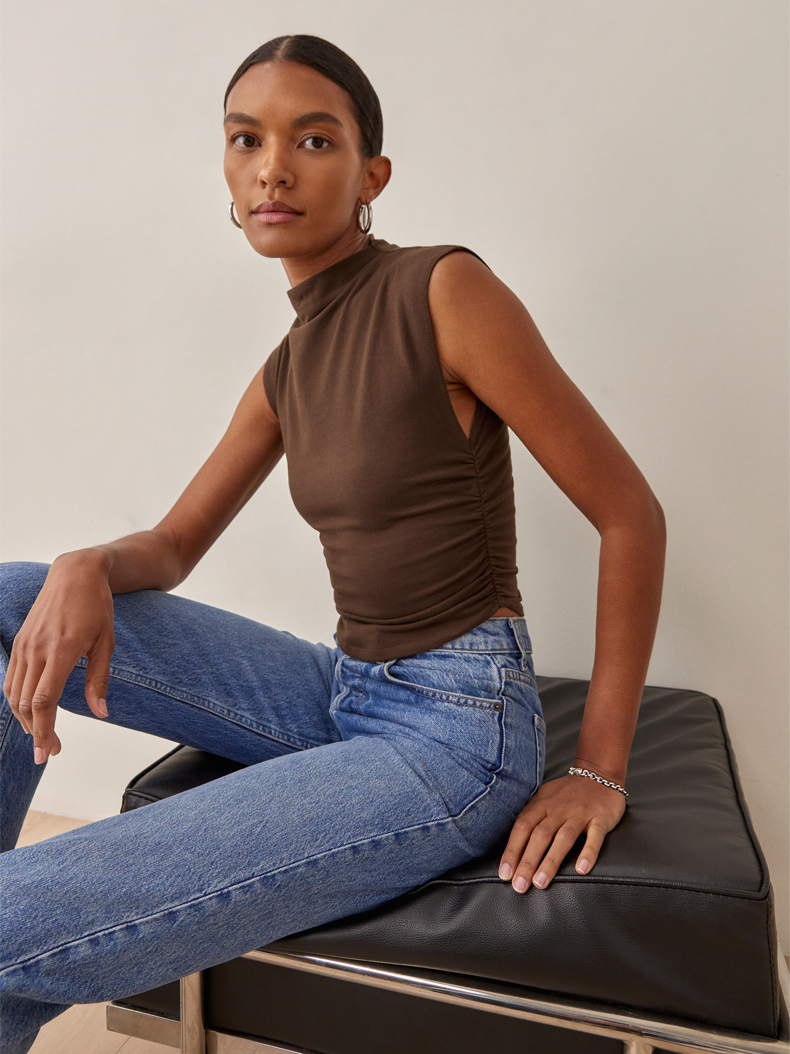 Lindy Knit Top | Reformation (Global)