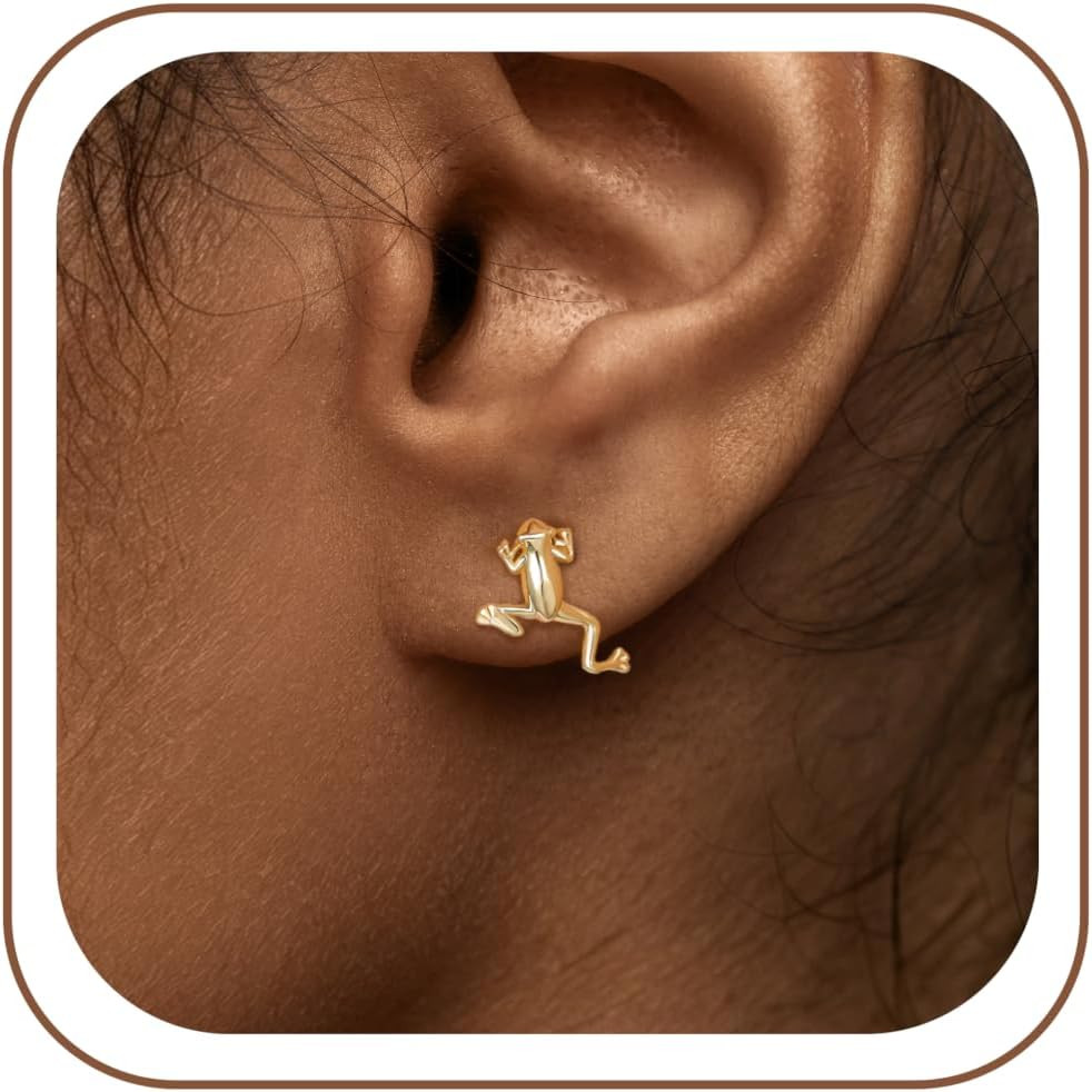 Dainty Gold Earrings for Women Teens Tiny Cute Studs Earrings | Amazon (US)