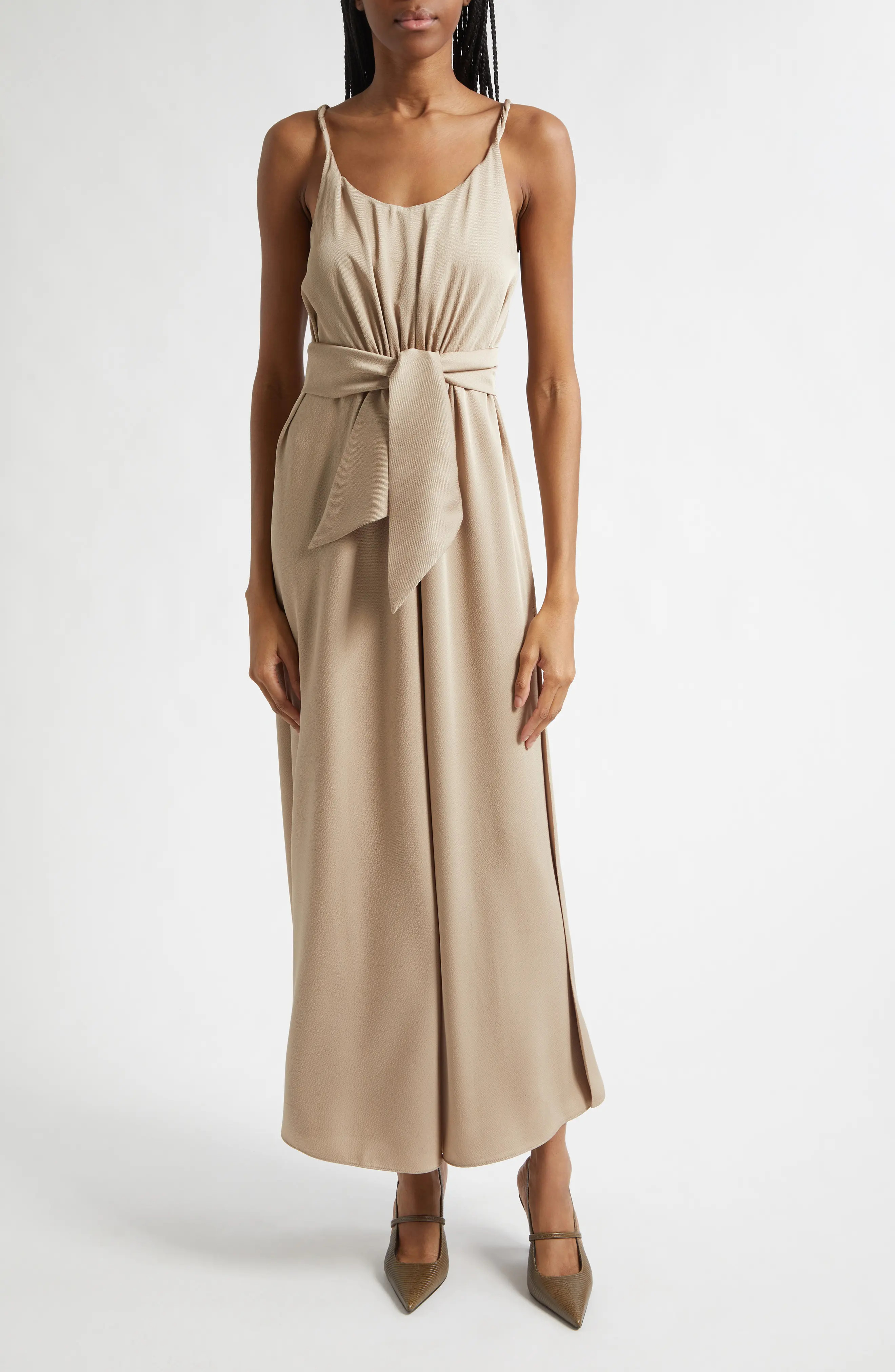 Dune Crepe Midi Dress (Women) | Nordstrom | Nordstrom
