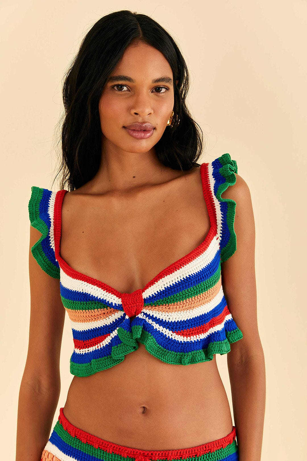 Pitta Crochet Top | FarmRio (US)