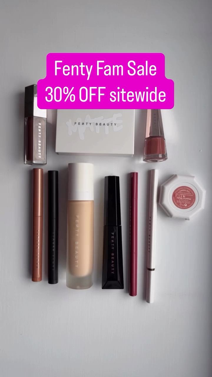The Fenty Fam Sale is still going on! 🎉 

You can grab 30% OFF the whole site but act fast, it ends 3/23 ⏰ 

@fentybeauty  @fentyskin @fentyhair  
#fentybeauty

#LTKbeauty #LTKsale #LTKuk