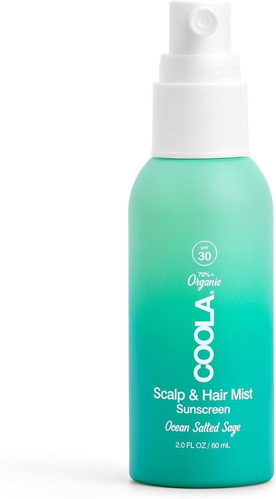 COOLA Organic Scalp Spray & Hair Sunscreen Mist with SPF 30, Dermatologist Tested Hair Care for D... | Amazon (US)
