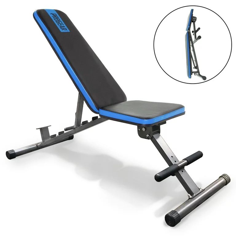 PROGEAR 1300 Adjustable and Foldable 12 Position Heavy-Duty Weight Bench with an Extended 800lb W... | Walmart (US)