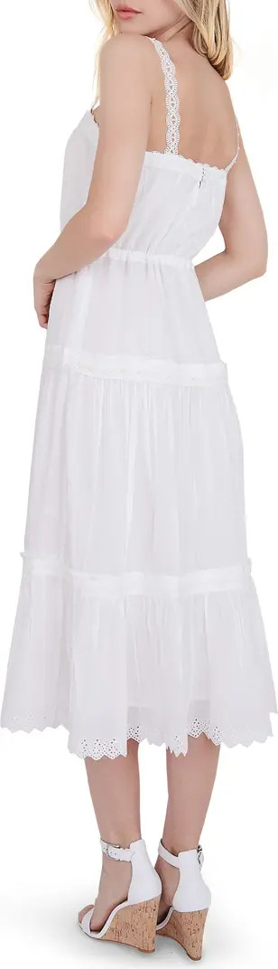 PAIGE Amity Eyelet Hem Sundress | Nordstromrack | Nordstrom Rack