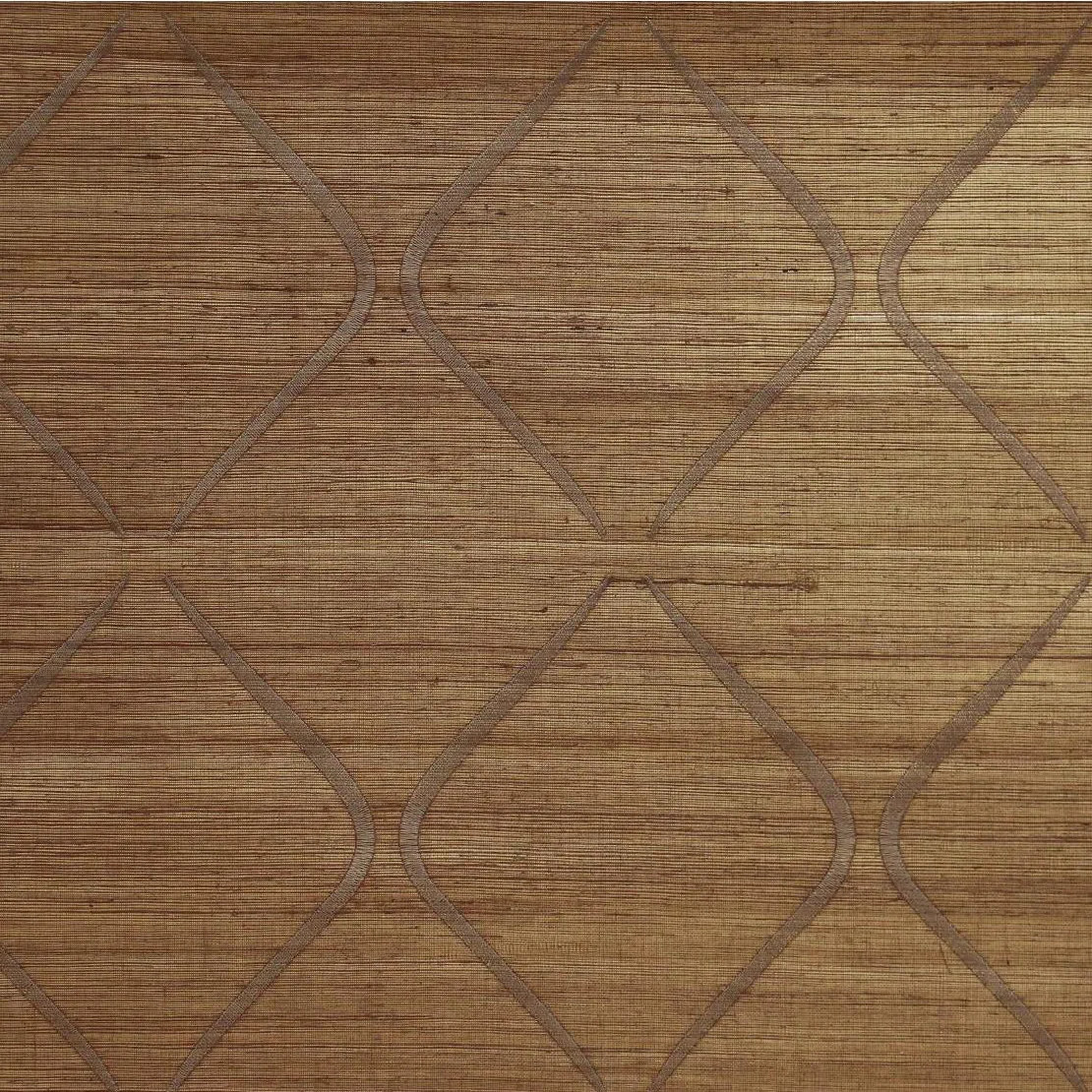 Caneshia Grass Cloth Geometric Roll | Wayfair North America