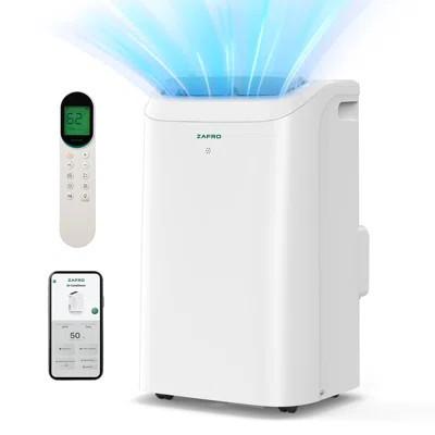 Portable Air Conditioners 8000 BTU,44dB Quiet Cooling,WiFi/App Control,24h Timer with Fan & Dehumidifier,for Bedroom,Office,Adjustable Design,Easy Ins | Wayfair North America