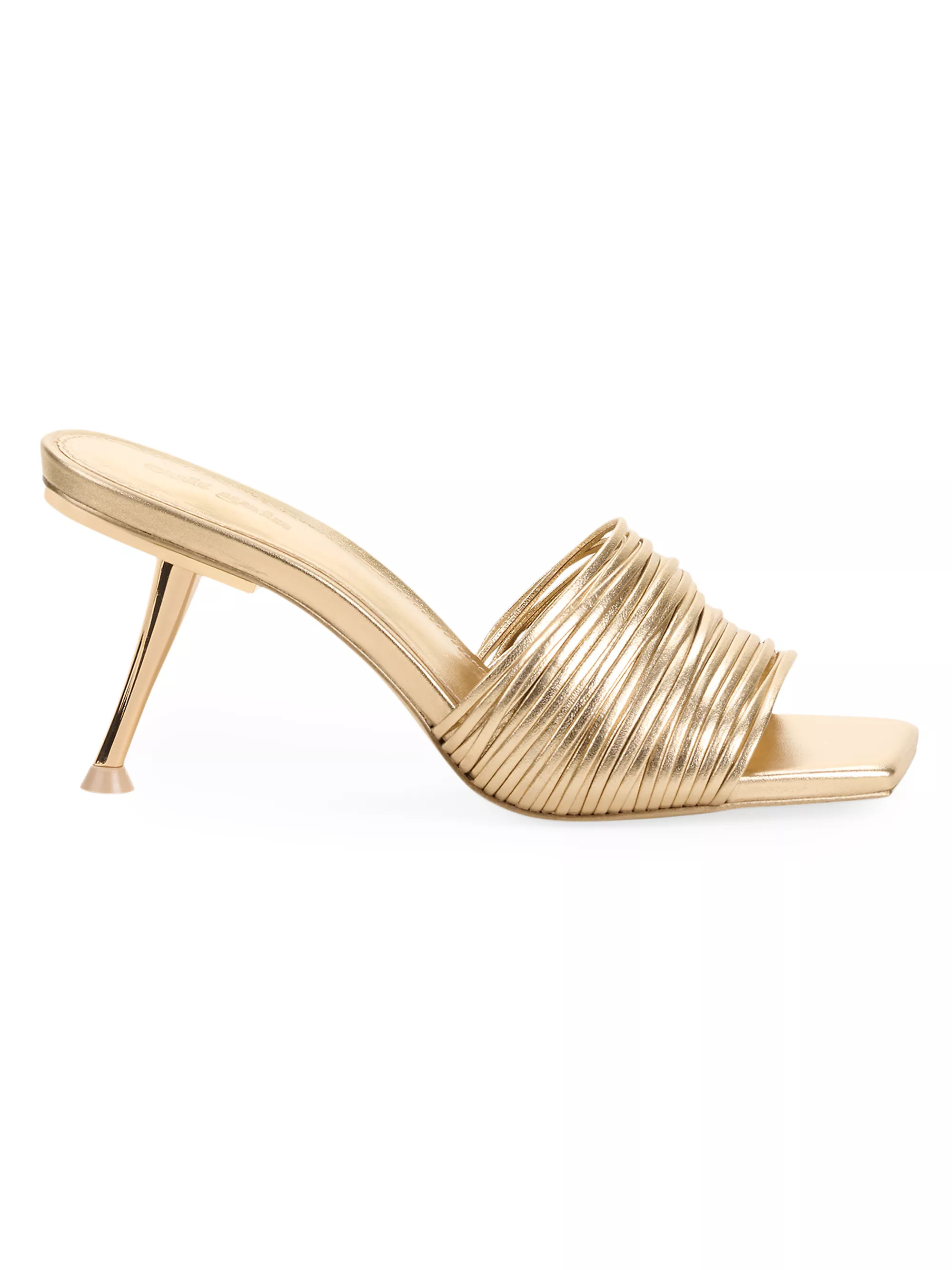Giana 88MM Leather Sandals | Saks Fifth Avenue