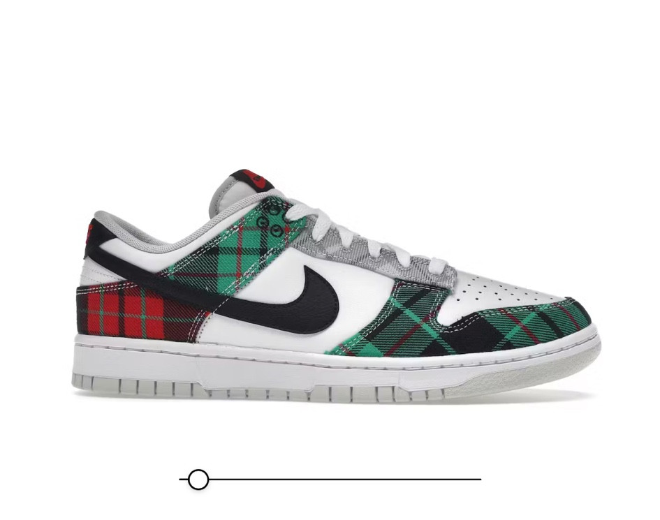 Tartan plaid Nike dunk lows. Christmas sneaker.

#LTKshoecrush #LTKHoliday #LTKfindsunder100