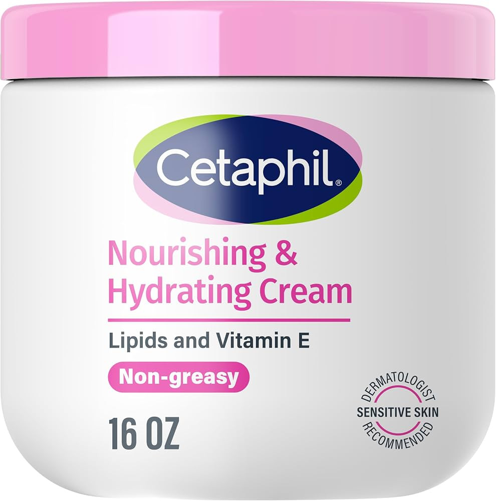 Cetaphil Nourishing Body Cream, Oil-Infused, Very Dry Skin, 16oz | Amazon (US)