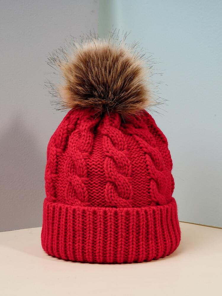 Pom Pom Decor Beanie | SHEIN