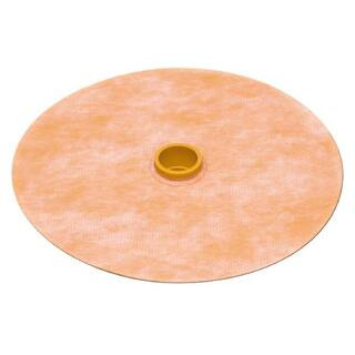 Kerdi-Seal-PS 6-3/4 in. x 6-3/4 in. x 4 mil Pipe Seal Underlayment with 3/4 in. Rubber Gasket | The Home Depot