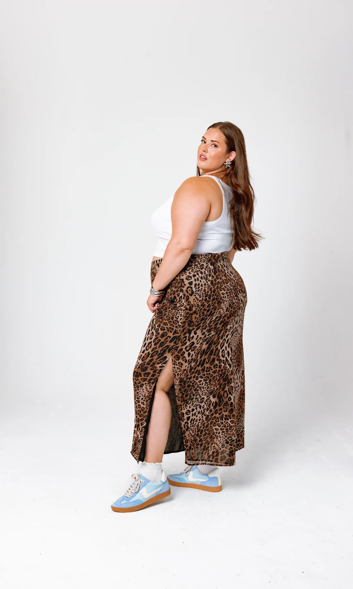 Bella Leopard Maxi Skirt | GIA/irl