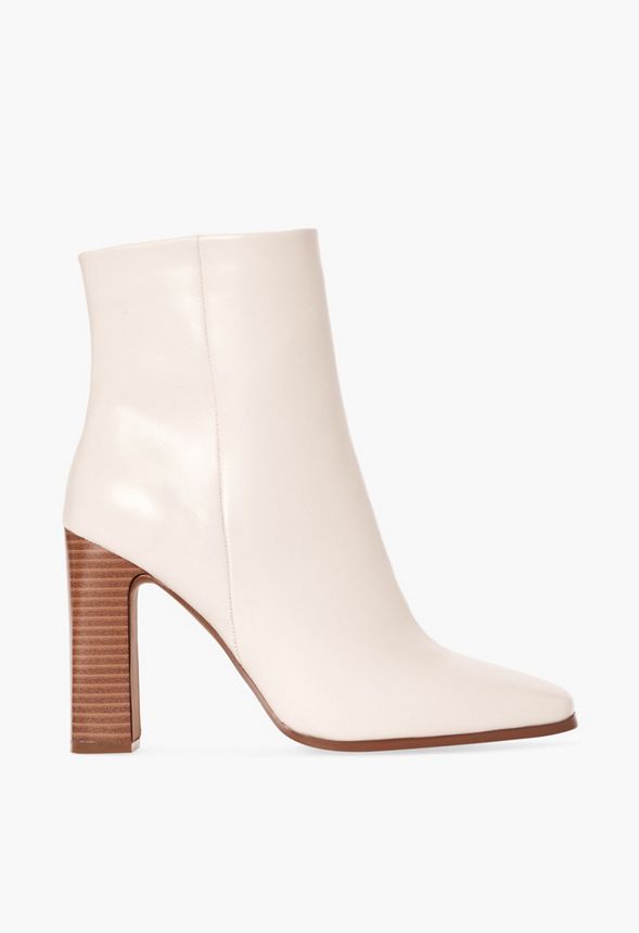 Amber Block Heeled Bootie | JustFab