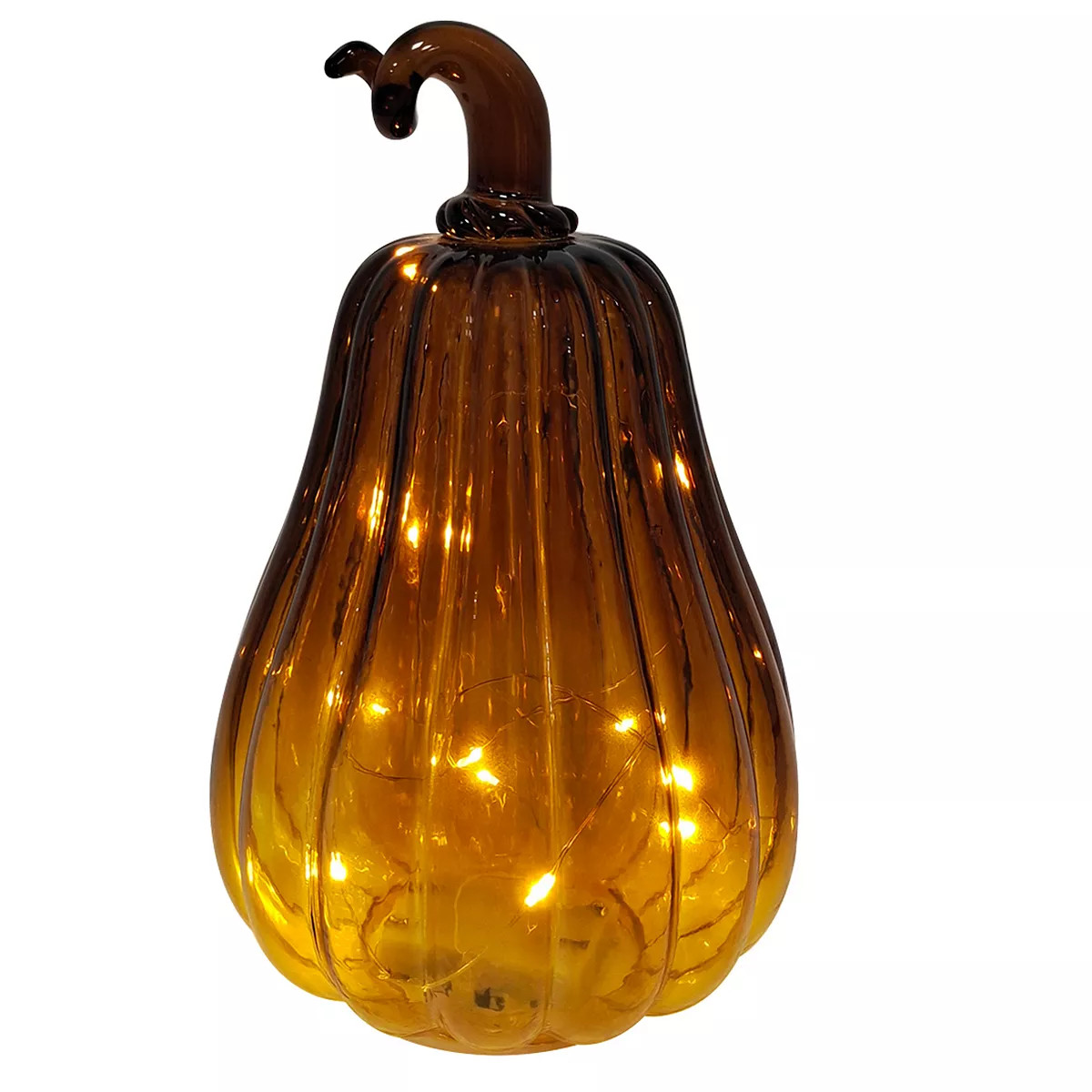 Celebrate Together™ Fall Amber LED Glass Mushroom | Kohl's