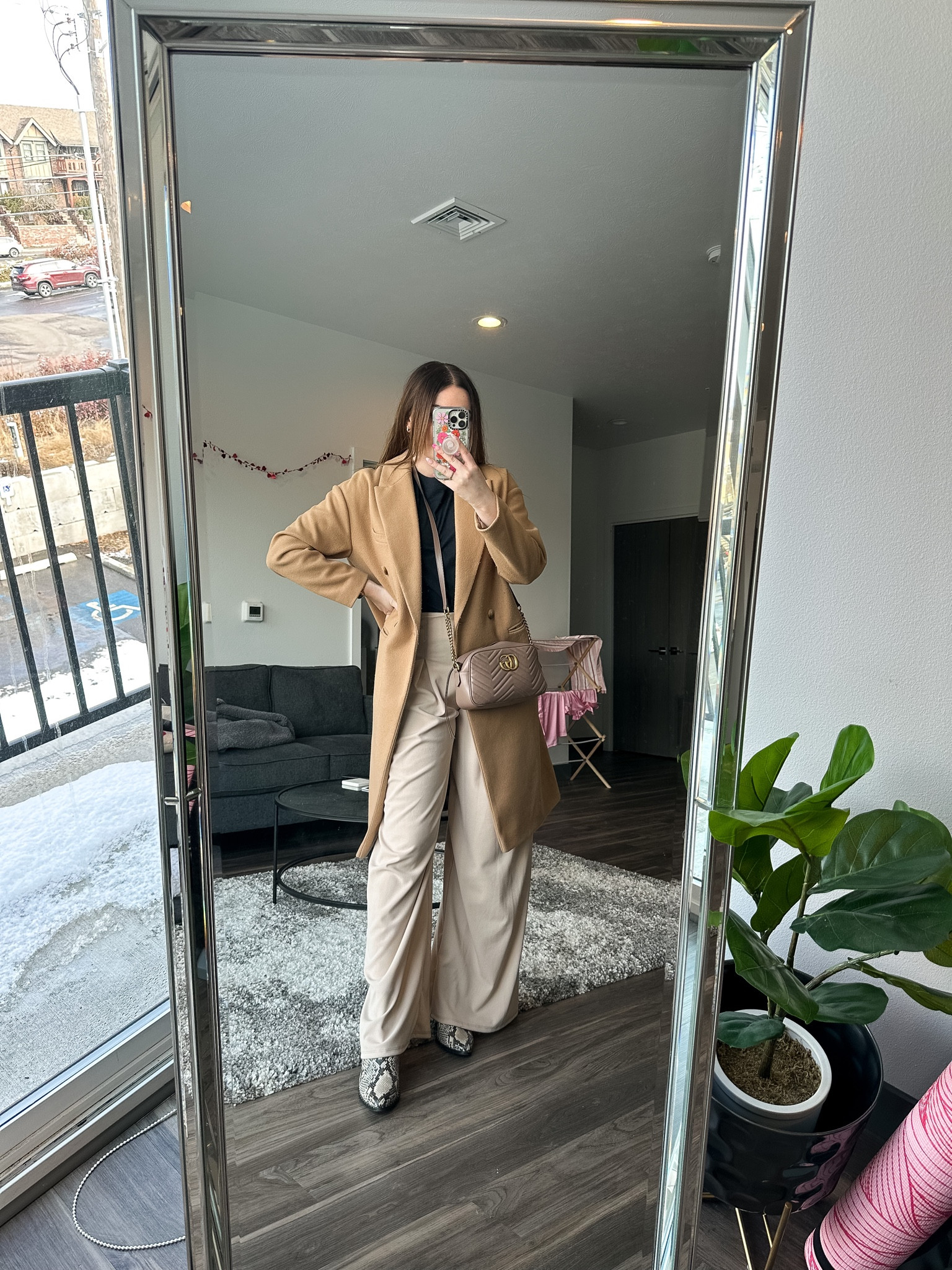 Cool girl work outfit! Featuring my favorite basic tee on sale at Abercrombie. 

I’m wearing a M tee, size 8 coat and size 9 boots

#LTKstyletip #LTKworkwear #LTKSale