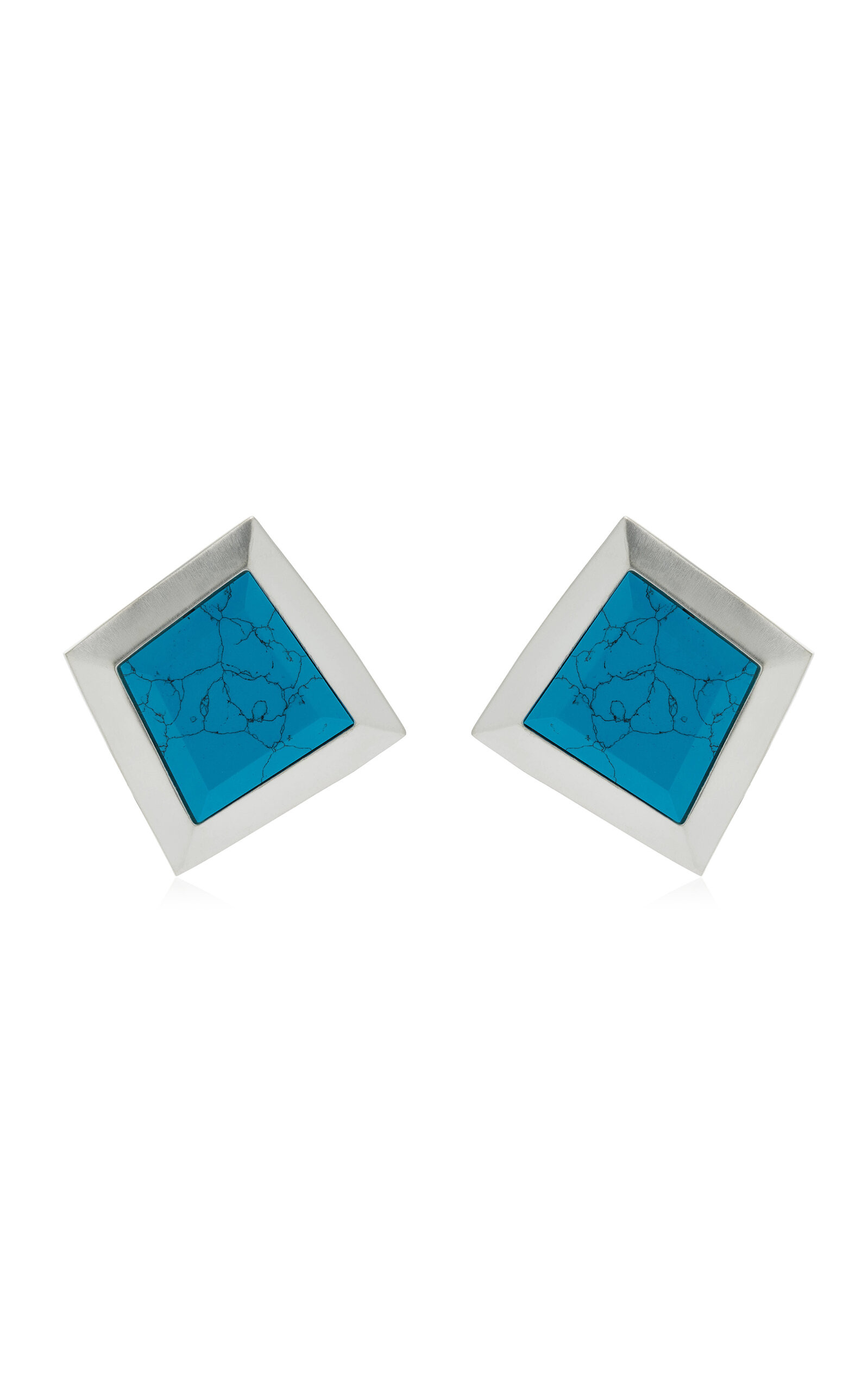 IXV04 Turquoise 22K Gold-Plated Earrings | Moda Operandi (Global)