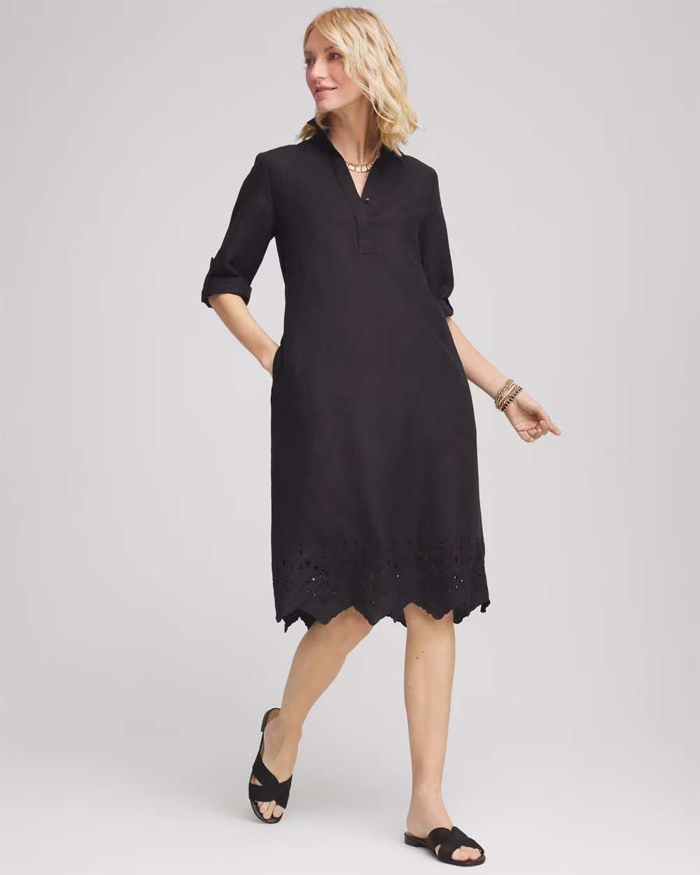 Linen Popover Dress | Chico's