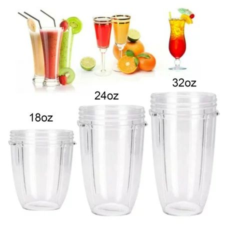 Washranp 18/24/32oz Replacement Cups Transparent Making Drink Compatible with Blender Cup for Kitche | Walmart (US)