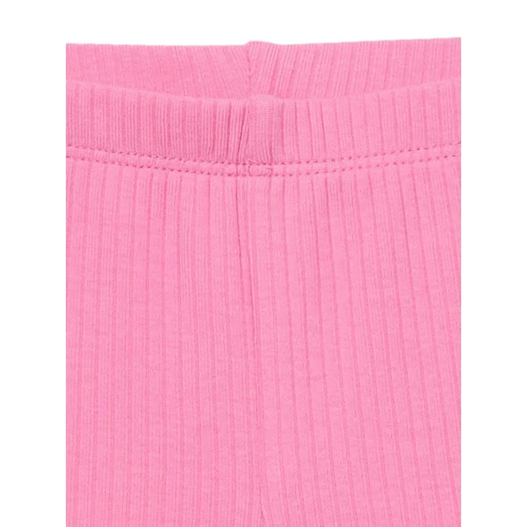 Garanimals Baby Girl Ruffle Edge Ribbed Shorts, Sizes 0-24 Months | Walmart (US)