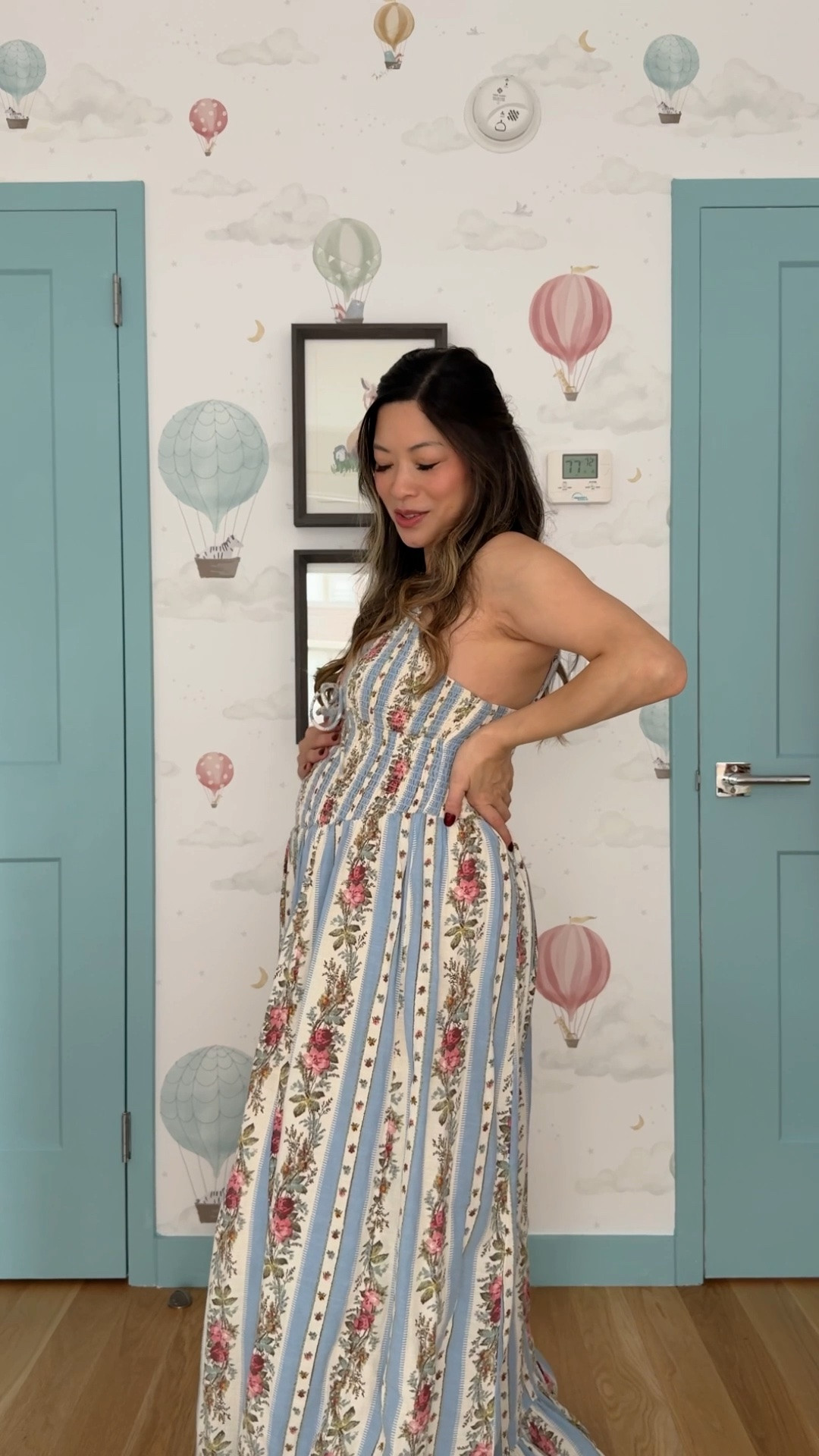 Bump friendly dress comes in a gorgeous yellow too!

#LTKBump