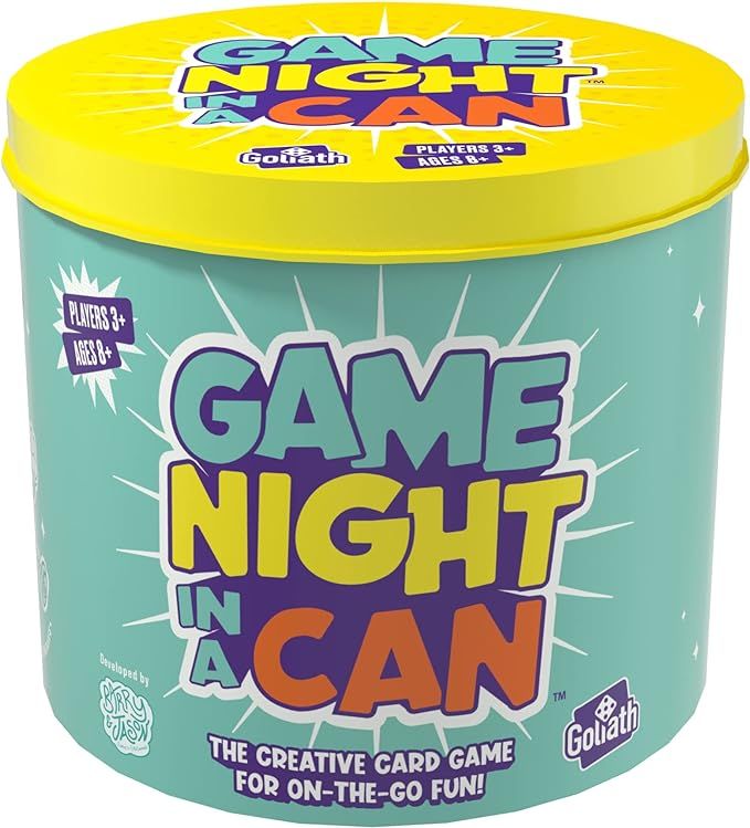 Goliath Game Night in a Can - Features 35 Hilarious and Creative Mini Games - Toss, Draw, Act, Pa... | Amazon (US)