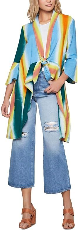 BCBGeneration Women's Faded Stripe Cover-up Jacket | Amazon (US)