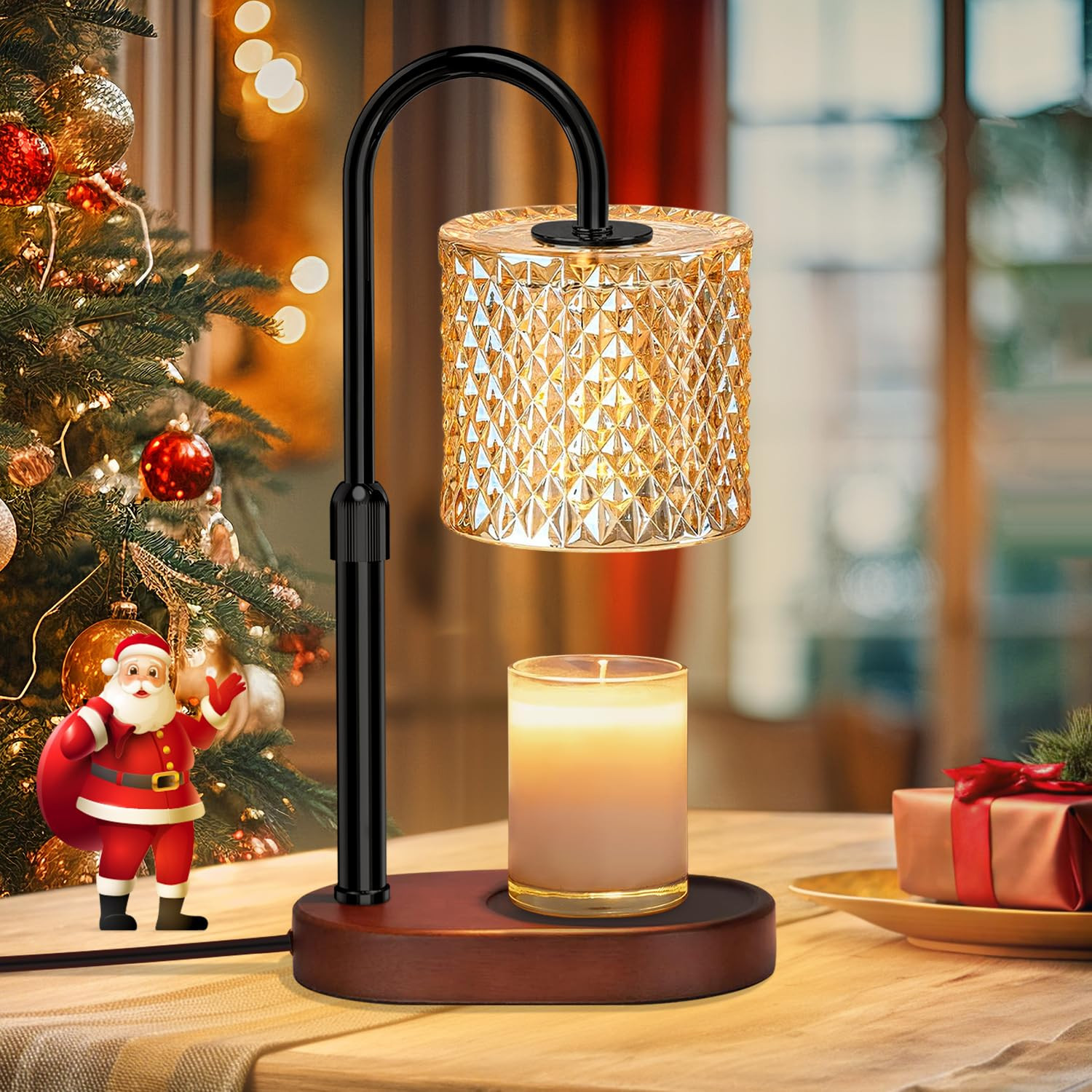 Electric Candle Lamp Warmer with Timer Dimmer Adjustable Height,Gifts for Women and Men,Vintage H... | Amazon (US)