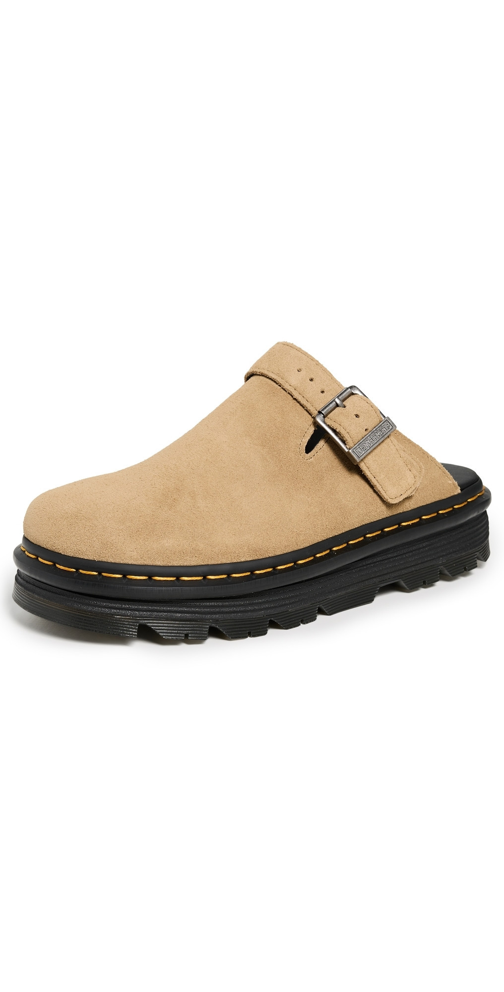 Dr. Martens Zebzag Mule Suede Clogs Tan 9 | Shopbop
