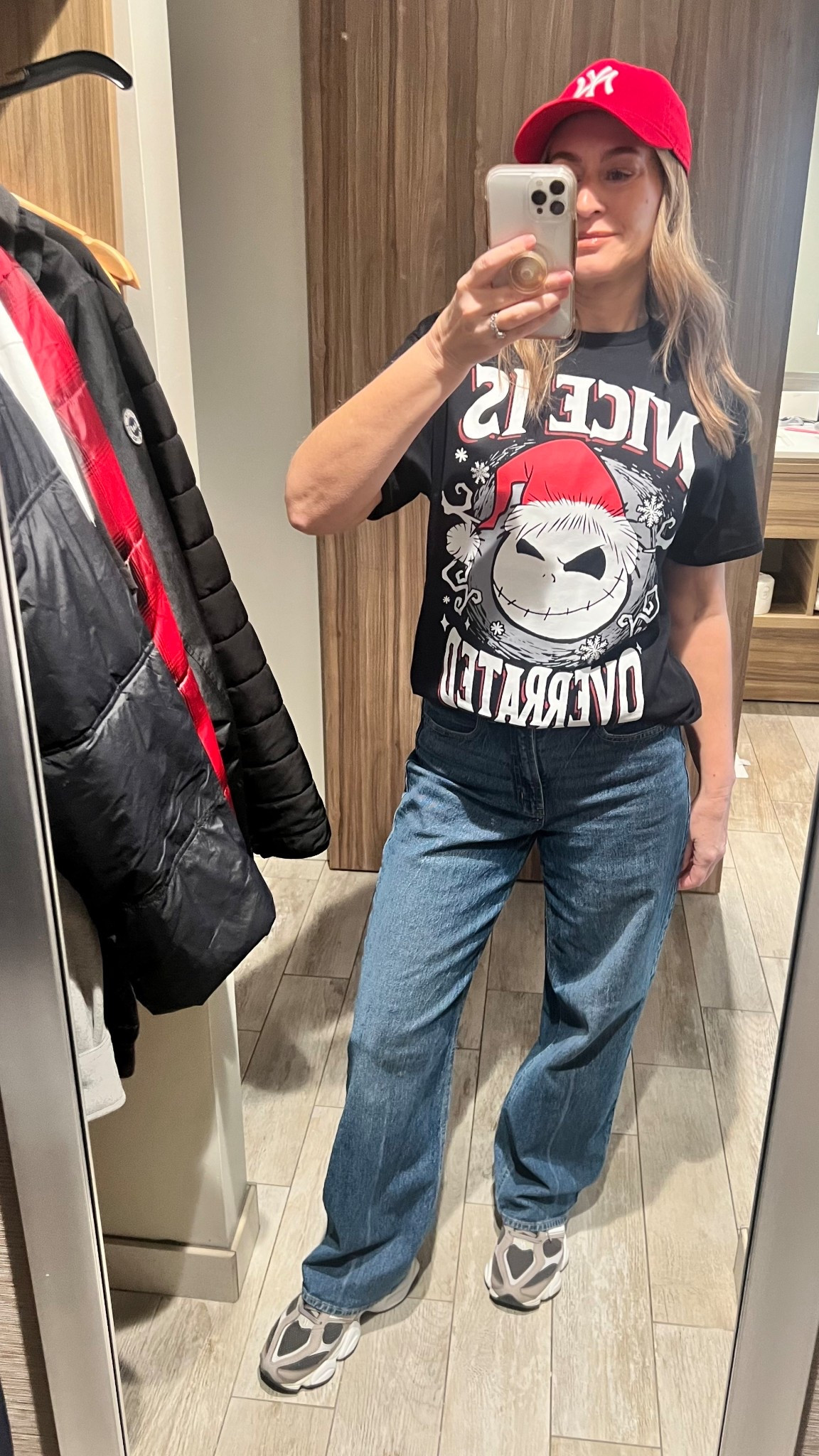 Disney day ootd ❤️💀

Tee is on sale under $10! It’s a men’s, wearing a medium could have also done a small


#disneyland #holiday #parkoutfit #disneyday #christmas #nightmarebeforechristmas #outfit 

#LTKSaleAlert #LTKHoliday #LTKFindsUnder50