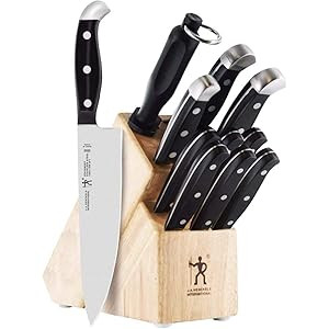 HENCKELS Statement 12-pc Kitchen Knife Set with Block, Chef’s Knife, Steak Knife Set, Bread Kni... | Amazon (US)