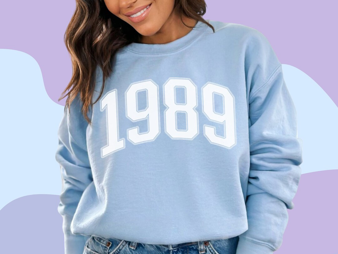 1989 Sweatshirt | TS | Birthday | Birth Year | 1989 Album Merch | Swiftie | Cotton Crewneck | Gif... | Etsy (US)