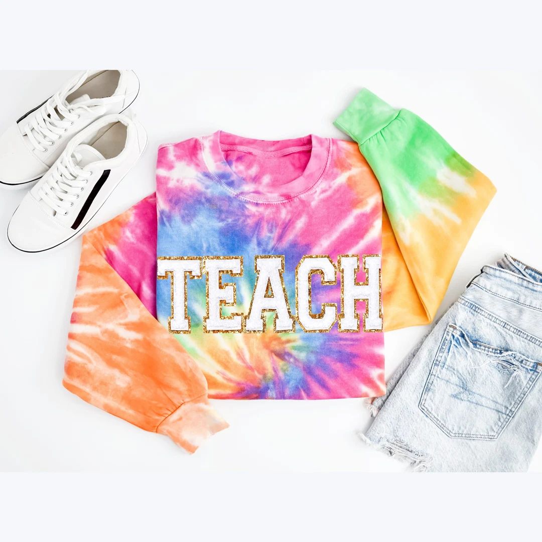 TEACHER Sweatshirt. Teacher Appreciation Gifts, Teacher Shirts Embroidered Gift Ideas for Teacher... | Etsy (US)