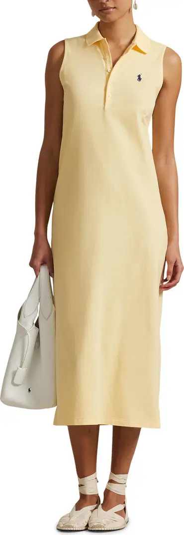 Stretch Cotton Piqué Polo Dress | Nordstrom
