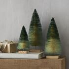 Decorative Bottlebrush Tree Objects (Set of 3) - Green Ombre | West Elm (US)