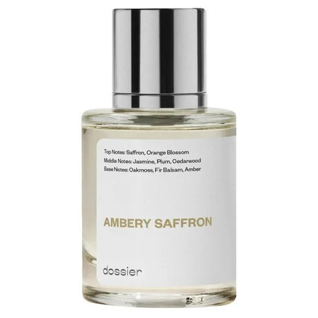 Dossier Ambery Saffron Eau De Parfum, Inspired by MFK's Baccarat Rouge 540, Unisex Perfume, 1.7 oz | Walmart (US)
