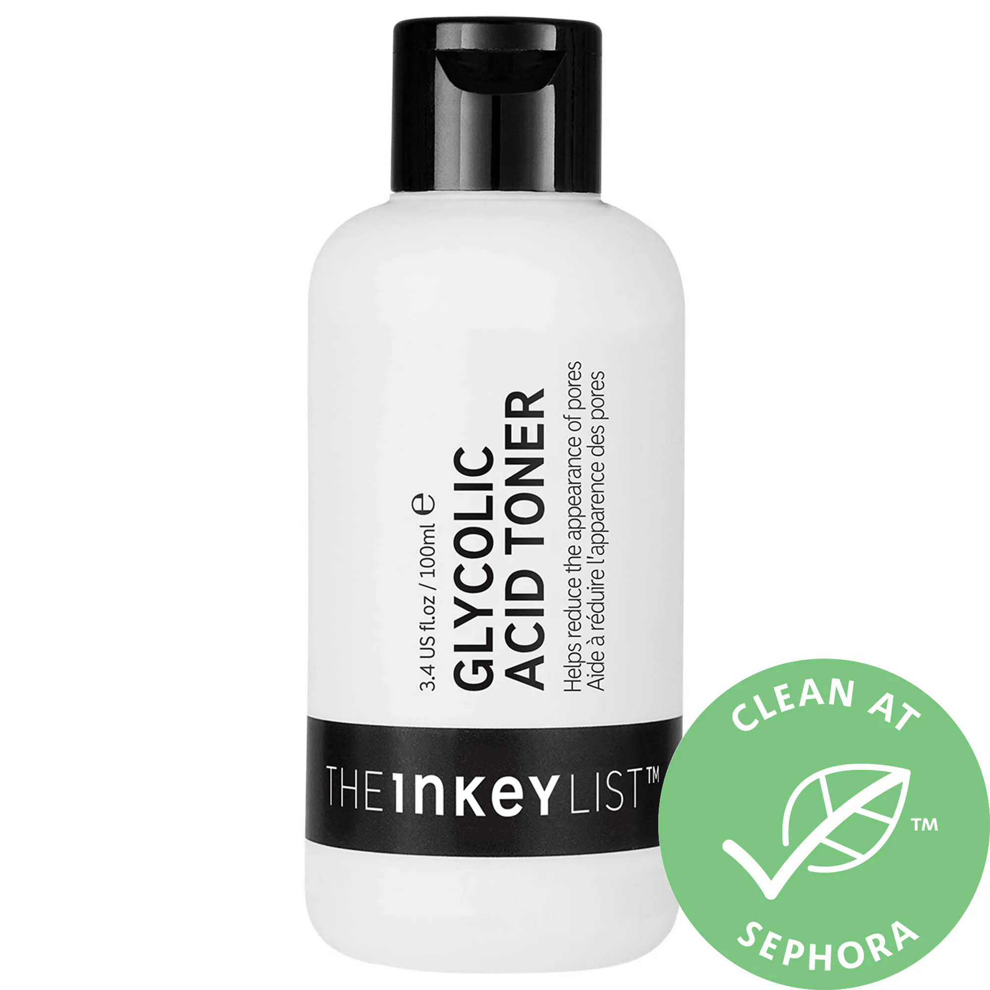 The INKEY List Glycolic Acid Exfoliating Toner 3.4 oz/ 100 mL | Sephora (US)